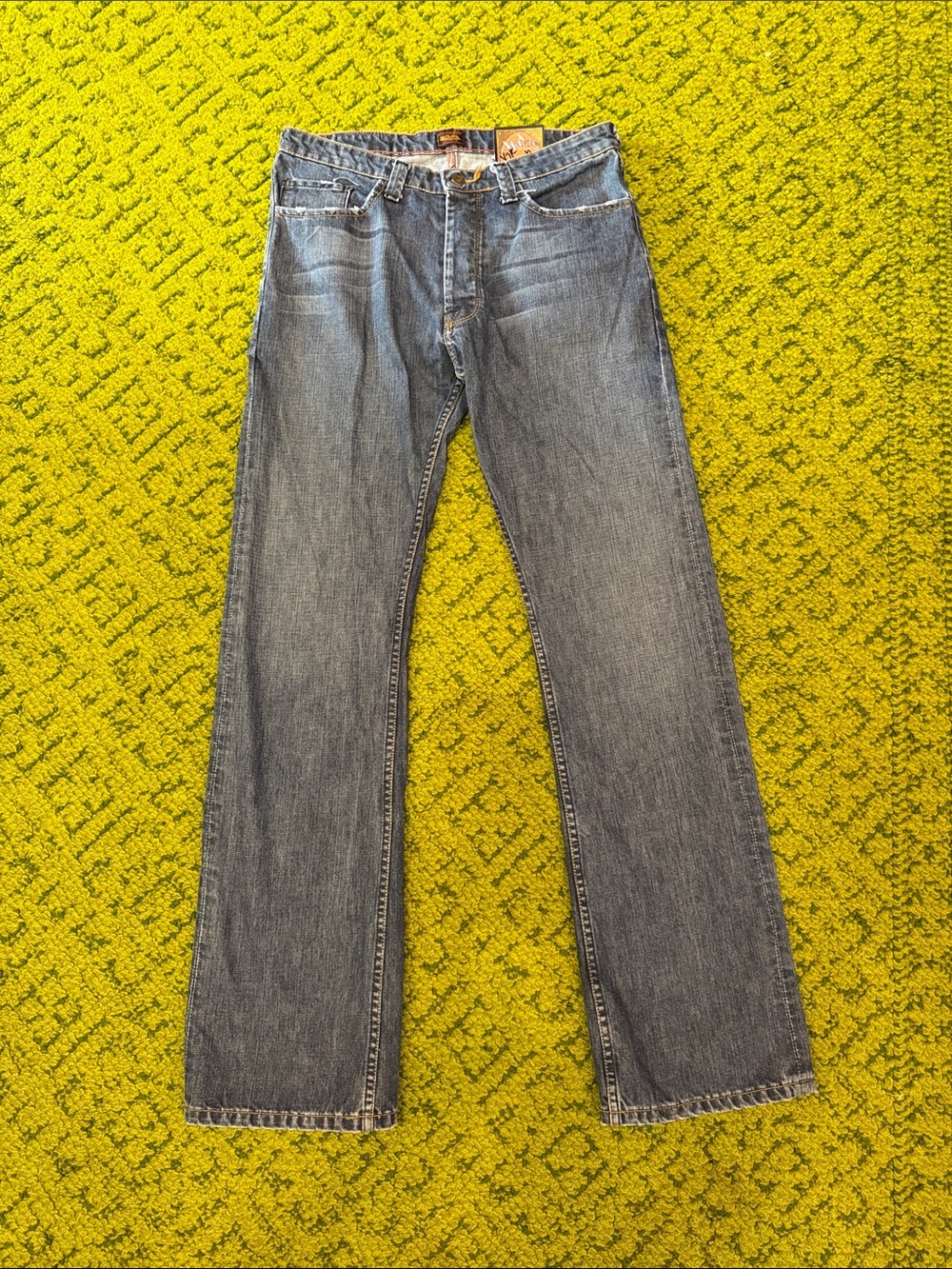 Von Dutch Men's Straight Leg Jeans - Faded Blue
